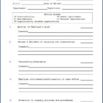 Employee Confirmation Form Template