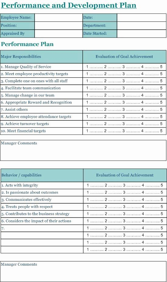 Employee Performance Evaluation Form Excel Fresh Pin By Itz My On Human 