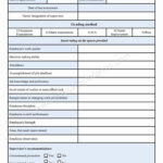 Employee Performance Evaluation Template Best Of Employee Evaluation