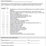 Employee Termination Checklist