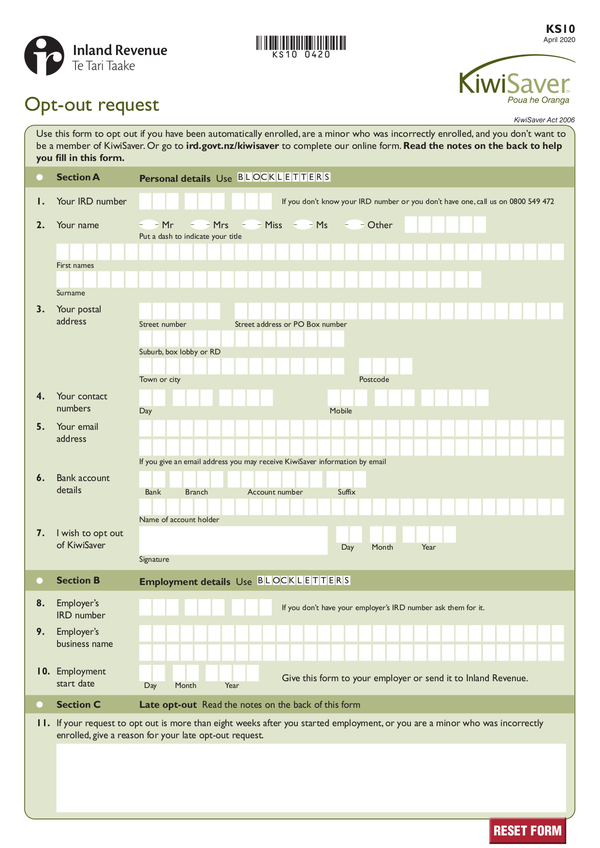 Fill Free Fillable Inland Revenue Department New Zealand PDF Forms