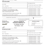 Form 74a110 Kentucky Estimated Insurance Premiums Tax 2012