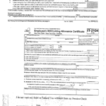 Form W 4 Employee S Withholding Allowance Certificate 2012 New