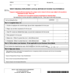 Form Wv it 101a West Virginia Employer S Annual Return Of Income Tax