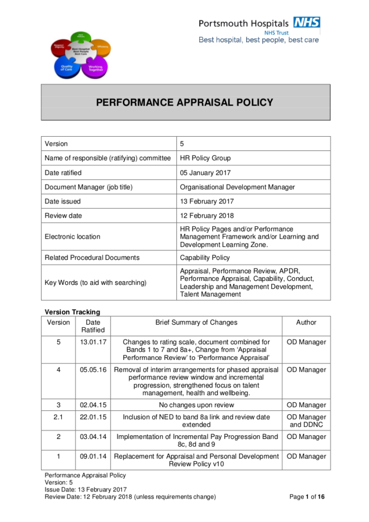 FREE 10 Appraisal Policy Examples In PDF Examples