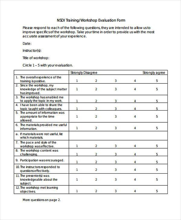 FREE 10 Sample Technical Evaluation Forms In PDF MS Word Excel