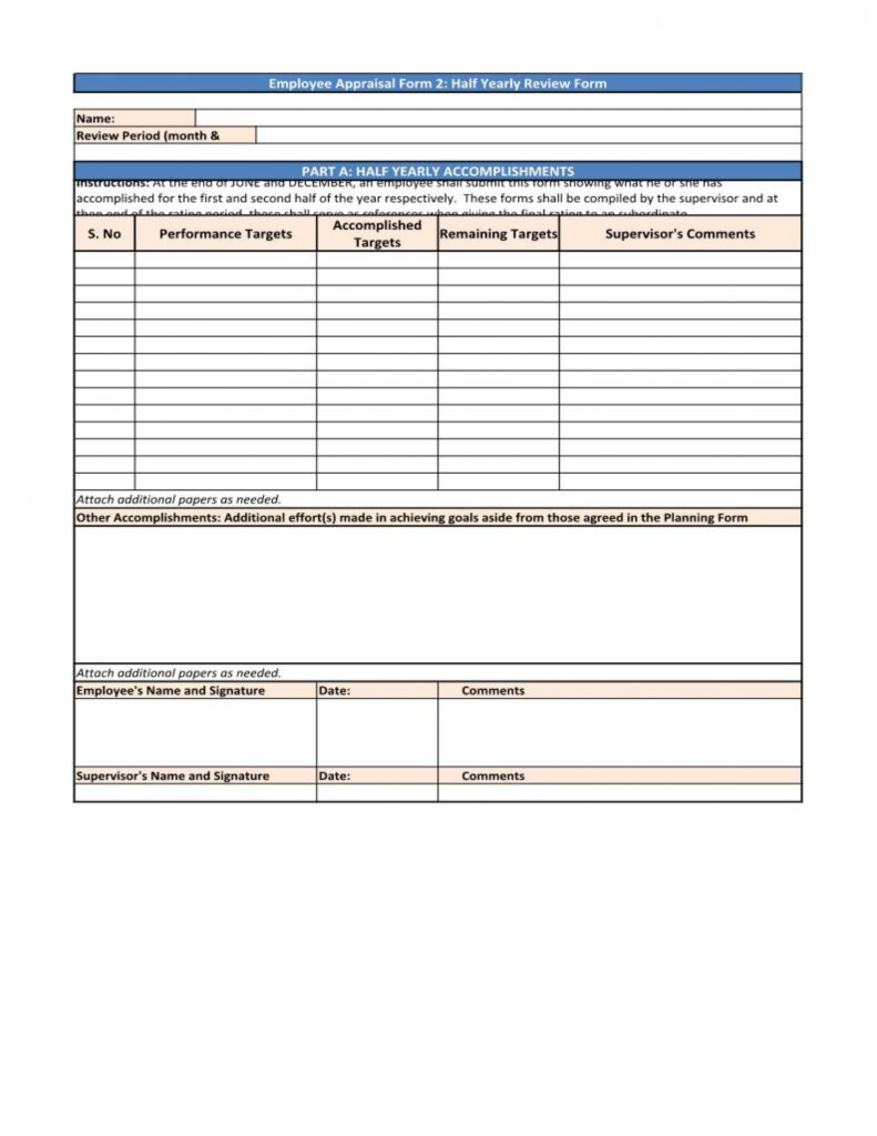 FREE 14 Employee Appraisal Forms In PDF Excel MS Word