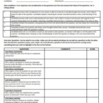 FREE 25 Interview Evaluation Forms In PDF MS Word