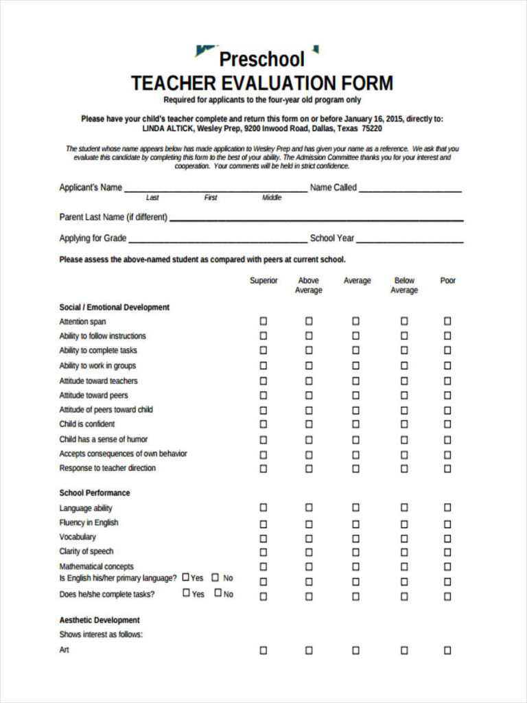 FREE 27 Performance Review Forms In PDF