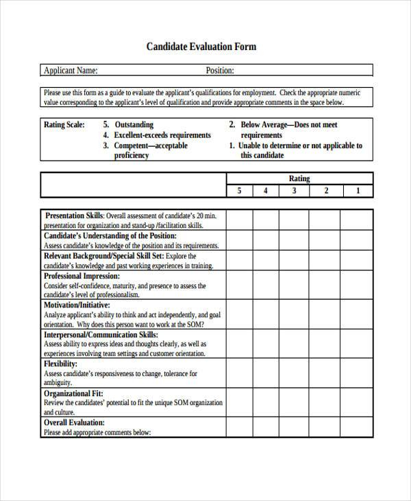 FREE 34 HR Forms In PDF Excel MS Word