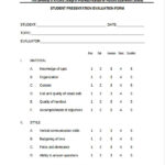 FREE 37 Presentation Evaluation Forms In PDF Ms Word Excel