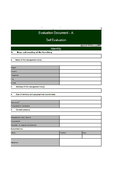 FREE 51 Self Evaluation Forms In PDF Ms Word XLS