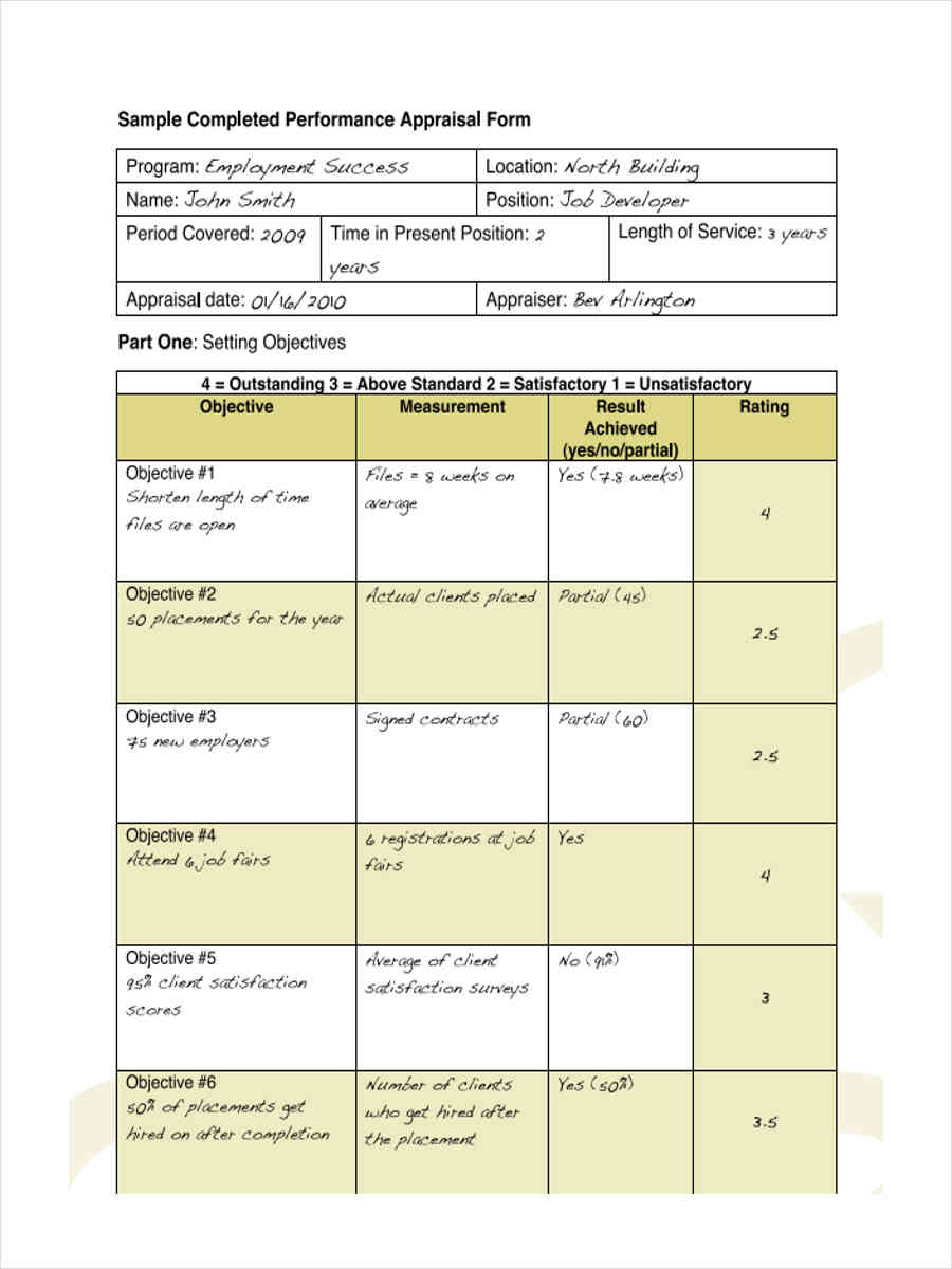 Bcba Employee Evaluation Form 2023 - Employeeform.net