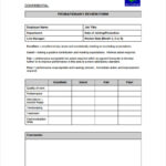 FREE 6 Monthly Review Forms In MS Word PDF