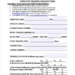 FREE 6 Training Requisition Form Samples In MS Word PDF