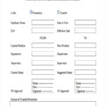 FREE 7 Employee Transfer Forms In PDF MS Word