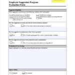 FREE 7 Sample Employee Suggestion Forms In PDF MS Word