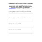 FREE 7 Sample Orientation Feedback Forms In MS Word PDF