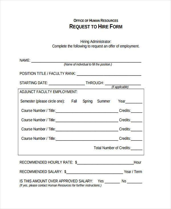 FREE 9 HR Evaluation Form Samples In PDF MS Word