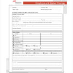 FREE 9 Sample Employee Status Change Forms In PDF MS Word Excel