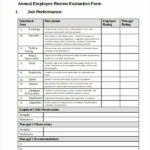 Free Employee Evaluation Forms Printable New Free 35 Printable Employee