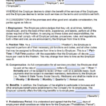 Free Nebraska Employment Contract Template PDF Word