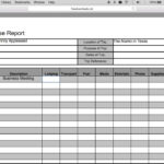 How To Fill in A Free Travel Expense Report PDF Excel YouTube