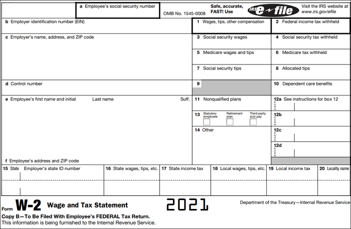 How To Fill Out W 2 Form For Employees In 2021 EaseUS