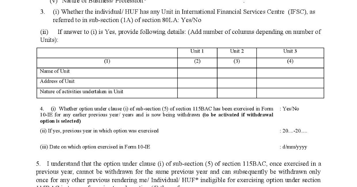 Income Tax Return Filing Opting For The New Or Old Regime In The New 