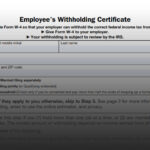 IRS Issues 2020 Form W 4