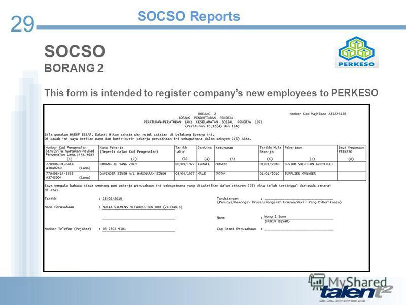  MALAYSIAN PAYROLL STATUTORY Overview Malaysian 