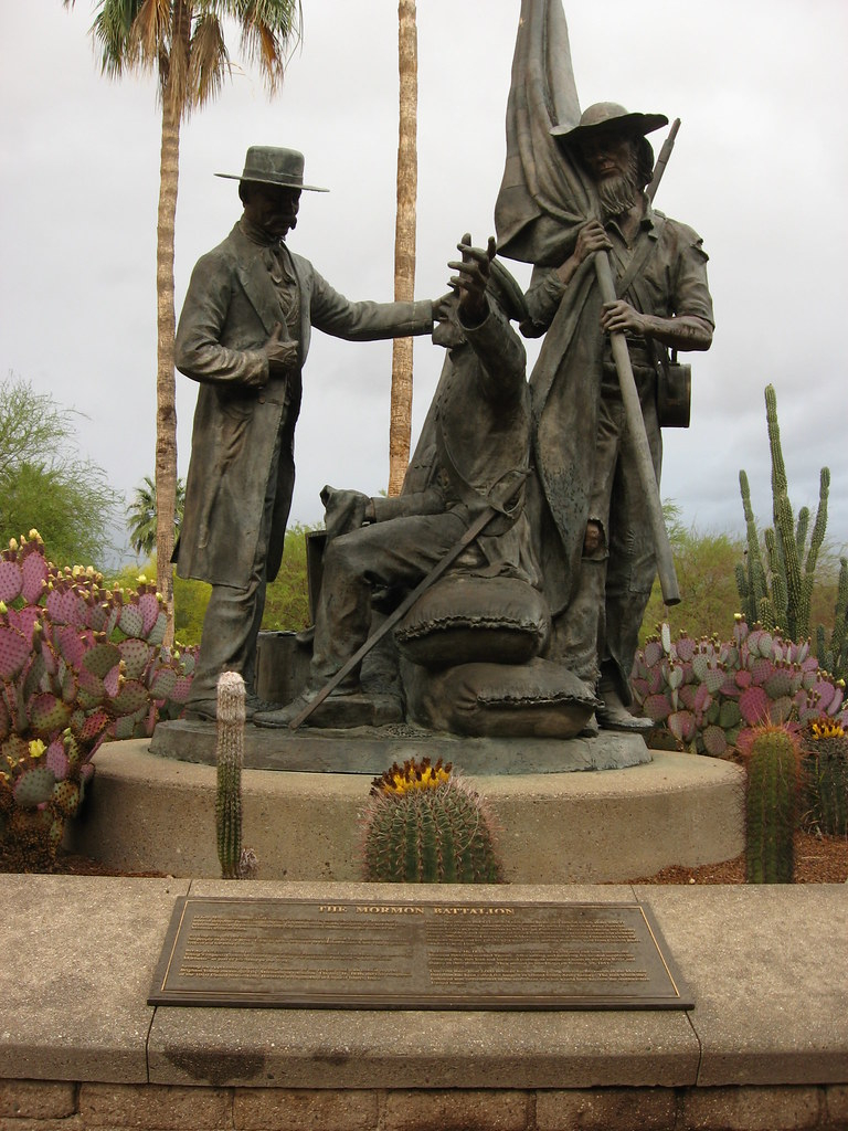 Mormon Battalion Monument El Presidio Park Near Pima Cou Flickr