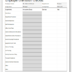 New Hire Orientation Checklist Template Excel Templates