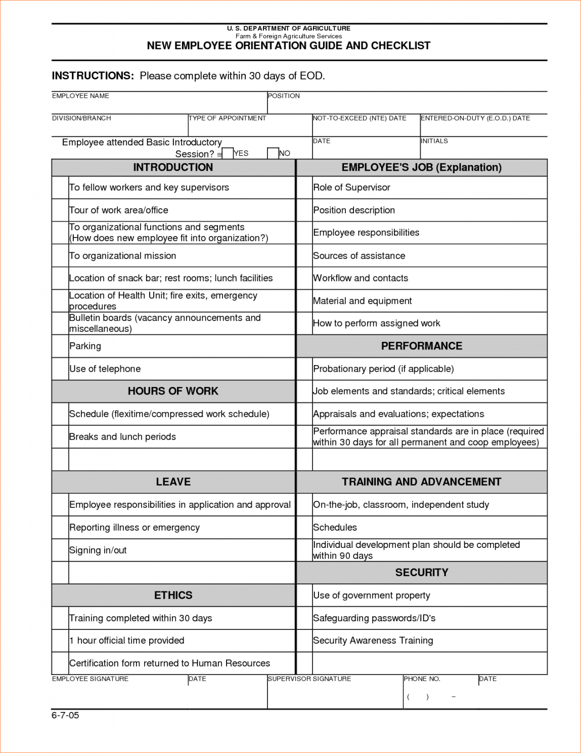 New Employee Sample Form Employeeform Net Forms Ma Vrogue