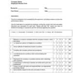 Pin On Employee Evaluation Form