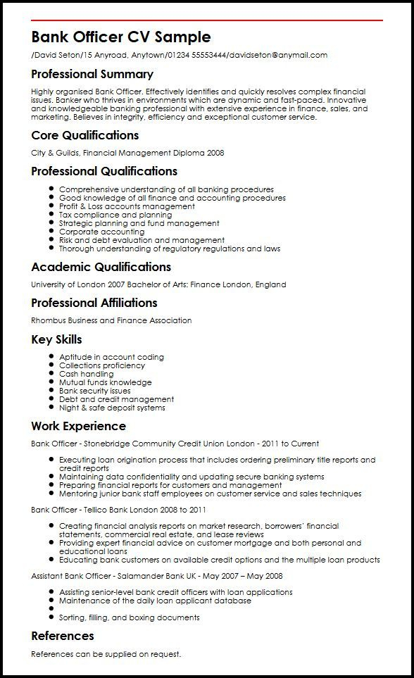 Resume Examples Banking banking examples resume resumeexamples 