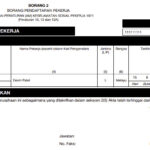 SOCSO Borang 2 Form new Employee Registration Form Payroll