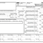 T4 Slip Employee Tax Forms Tax Forms Canada Pension Plan