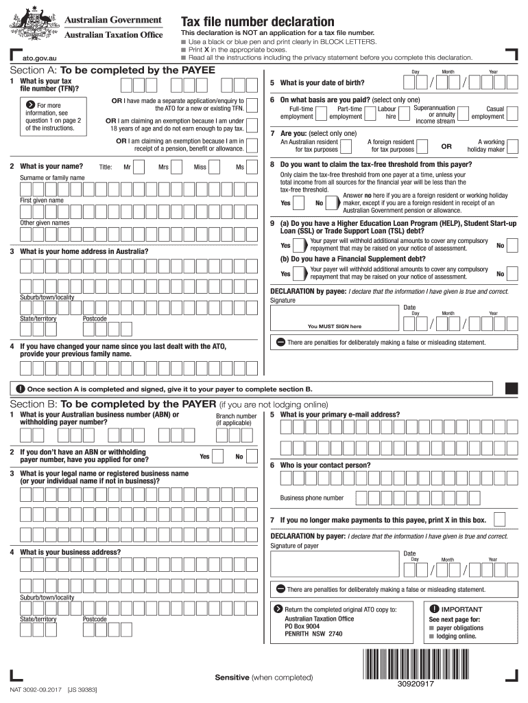 Tax Declaration Form Fill Out And Sign Printable PDF Template SignNow