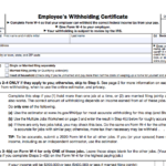 2022 Employee Federal Tax Withholding Form