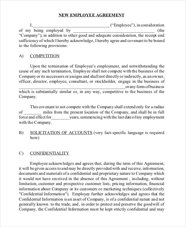 47 Basic Agreement Forms Word PDF Free Premium Templates