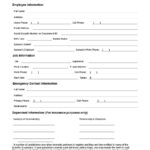 47 Printable Employee Information Forms Personnel Information Sheets