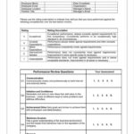 Ads responsive txt One Page Employee Evaluation Form Awesome Monthly