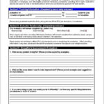 Annual Performance Appraisal Form Sample Archives MS Office Documents