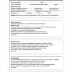 Best Blank Evaluation Form Template