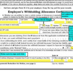 California Employee Withholding Form 2022 WithholdingForm