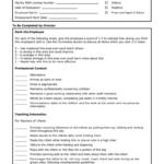 Child Care Employee Evaluation 2020 2022 Fill And Sign Printable