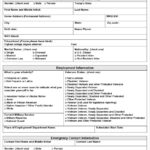 Employee Form Template Charlotte Clergy Coalition