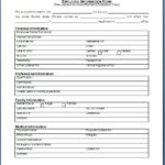 Employee Information Form In Doc