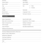 Employee Information Form Template In Microsoft Word Template